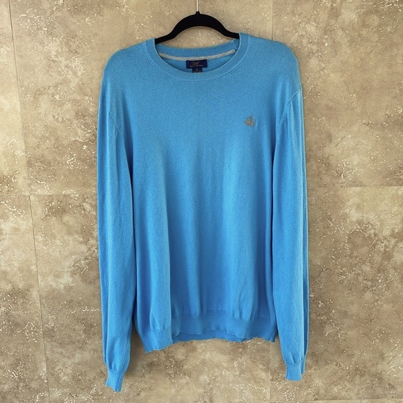 Brooks Brothers 346 Men’s Sweater Pullover Long Sleeve Cotton Cashmere Size XL - Picture 4 of 13